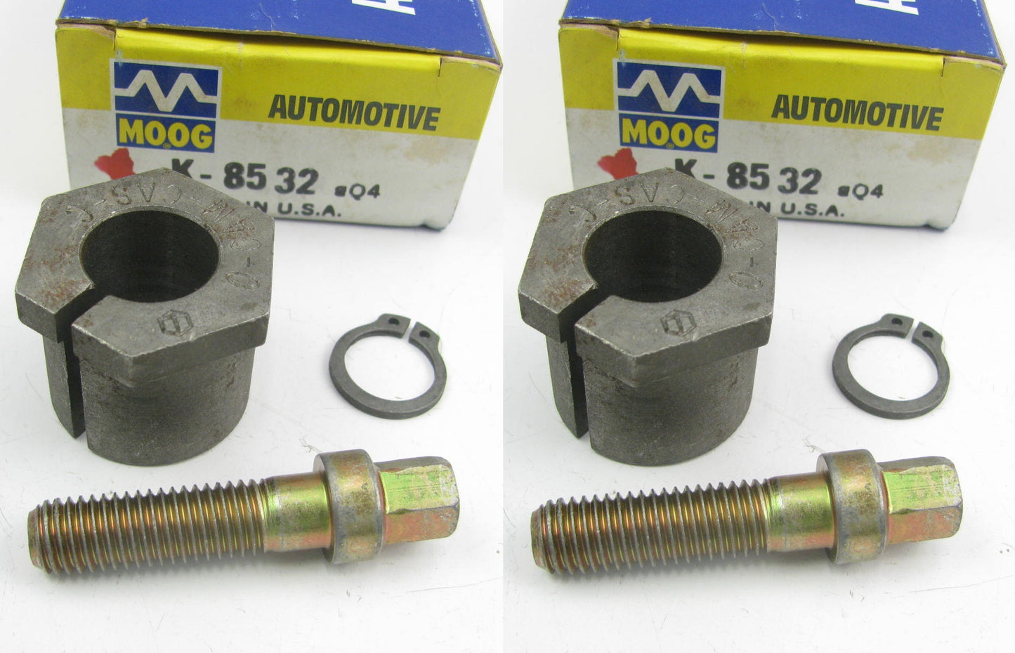 (2) Moog K8532 Suspension Alignment Caster Camber Bushings - 0 Degree 4WD