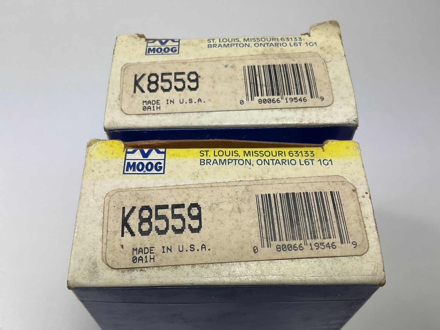 (2) Moog K8559 Suspension Alignment Caster Camber Bushings - 2 Degree, RWD ONLY