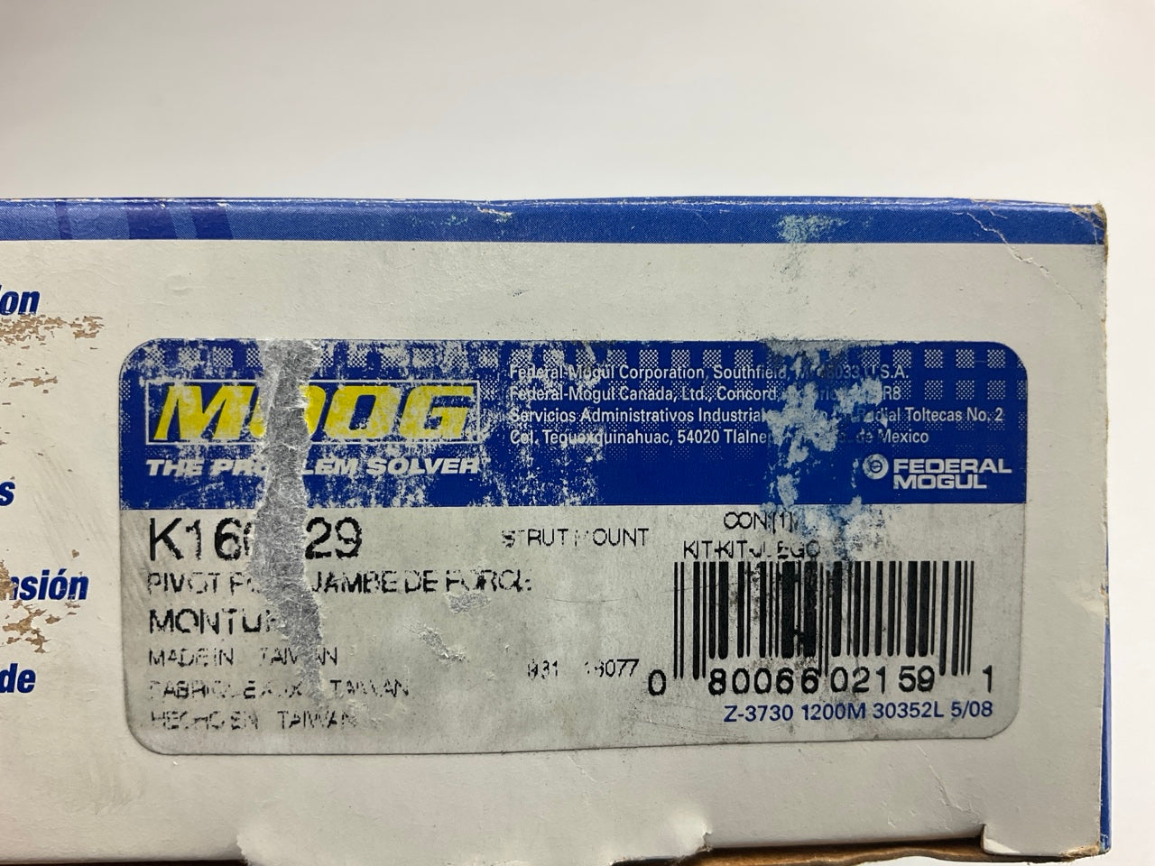 Moog K160229 Rear Suspension Shock Absorber Mount