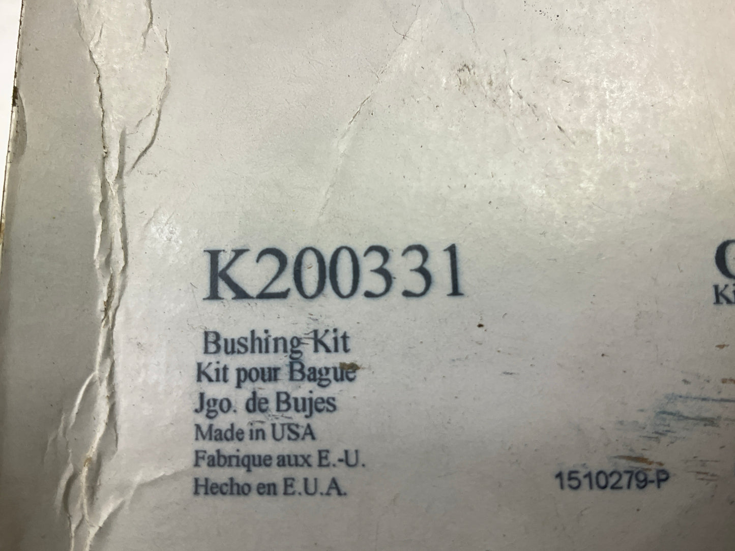 Moog K200331 Suspension Stabilizer Sway Bar Bushing Kit, Front