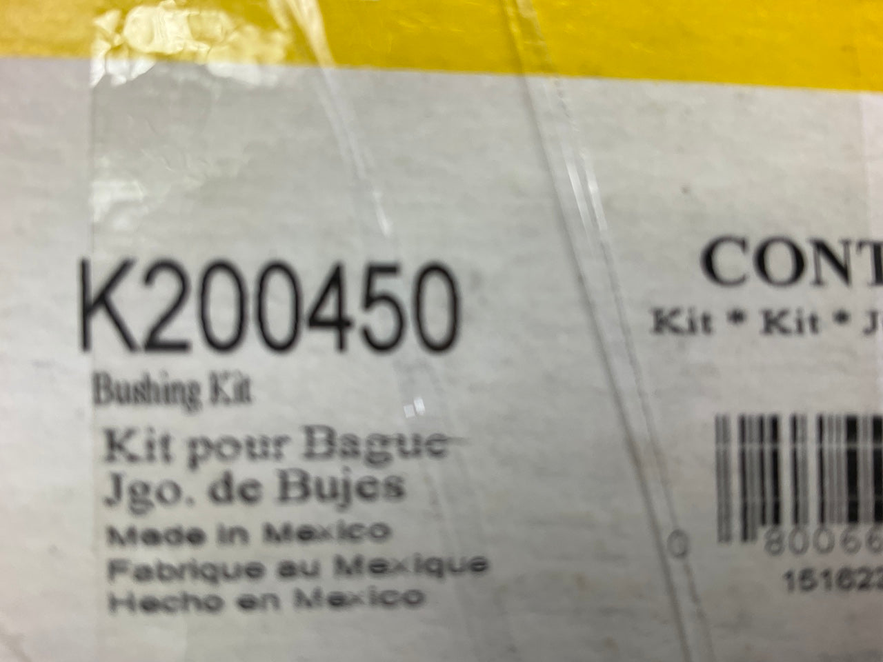Moog K200450 Suspension Control Arm Bushing Kit - Front Upper