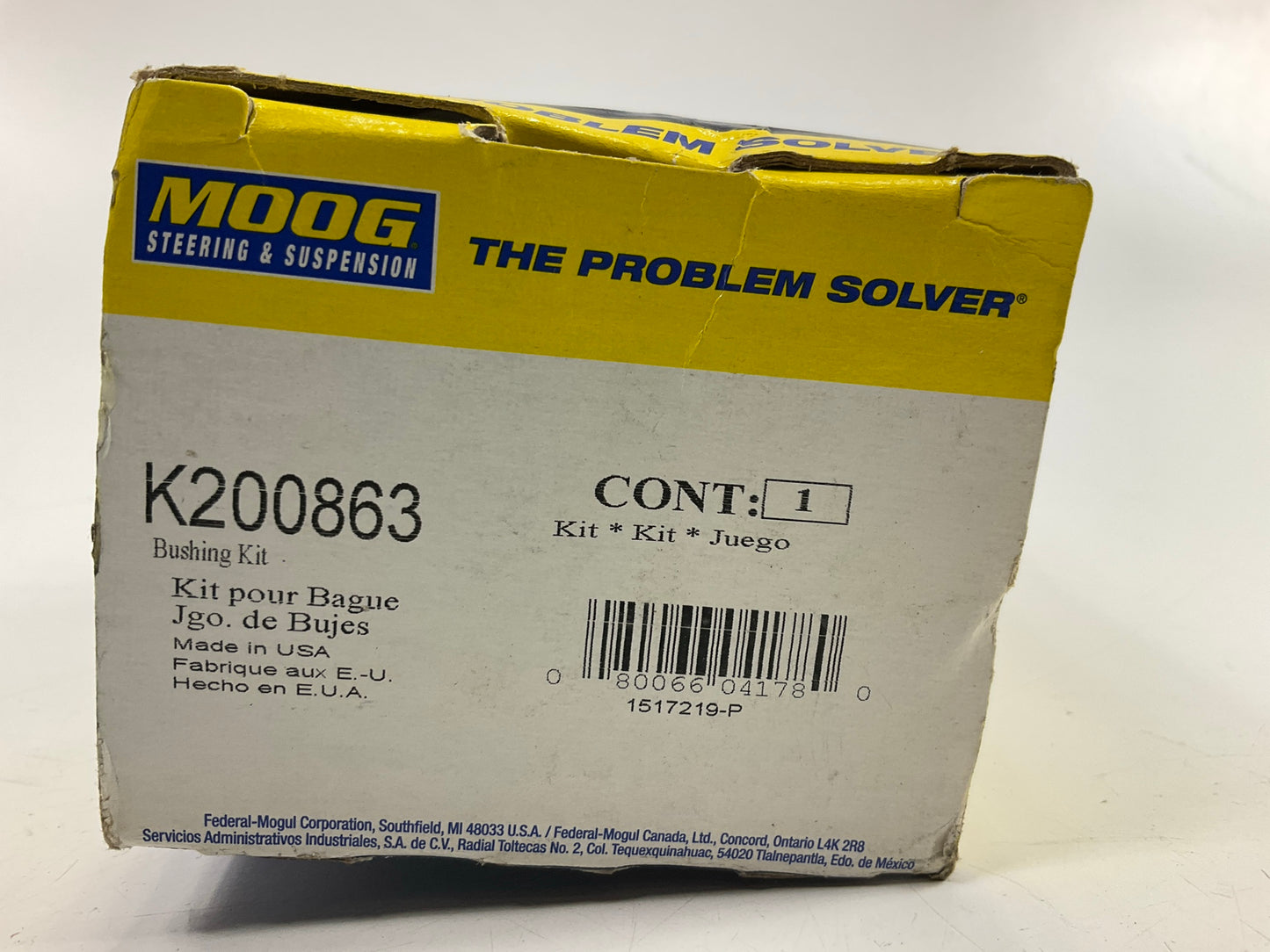 Moog K200863 Front Suspension Track Bar Bushing 99-04 Grand Cherokee