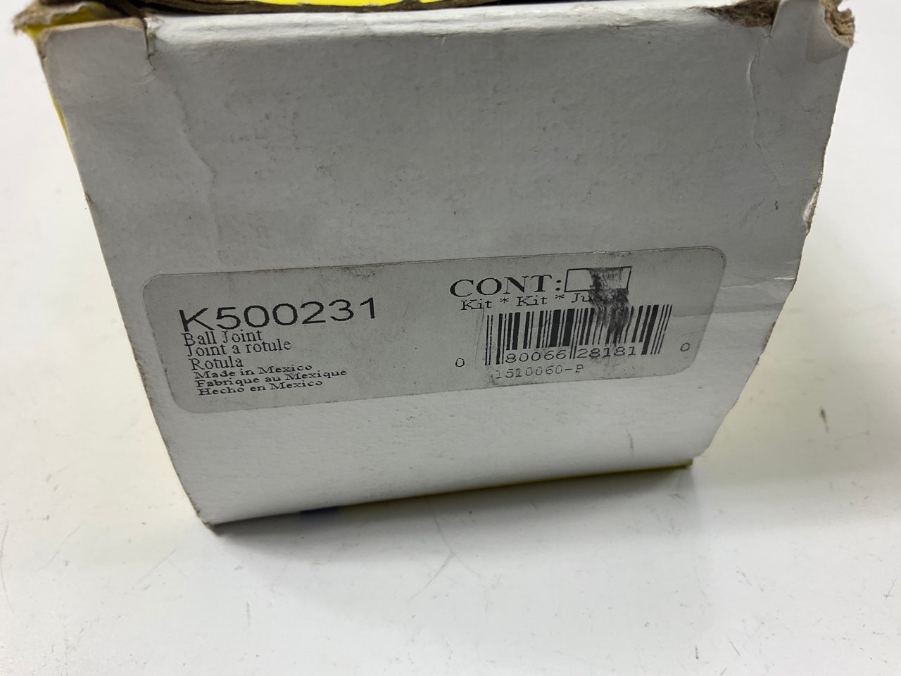 MISSING ALL HARDWARE - Moog K500231 Front Lower Ball Joint