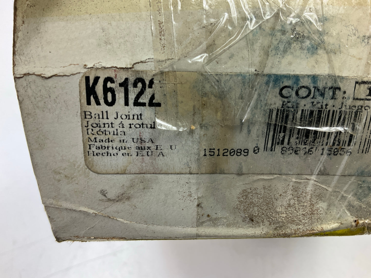 Moog K6122 Front Suspension Upper Ball Joint