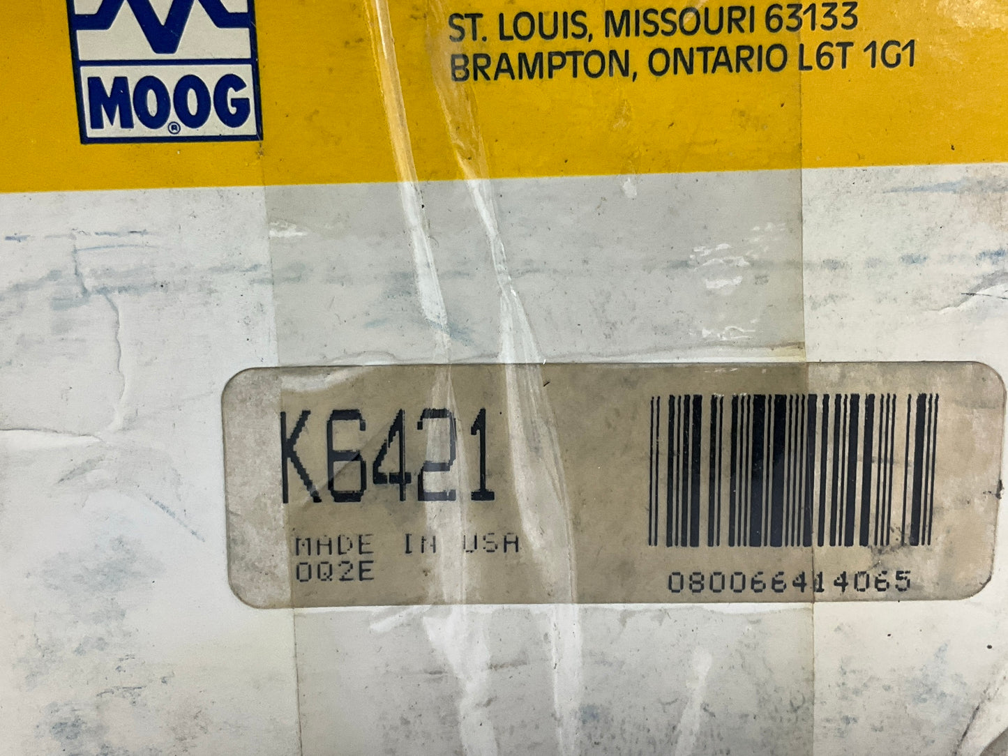 Moog K6421 Suspension Control Arm Bushing Kit, Front Lower