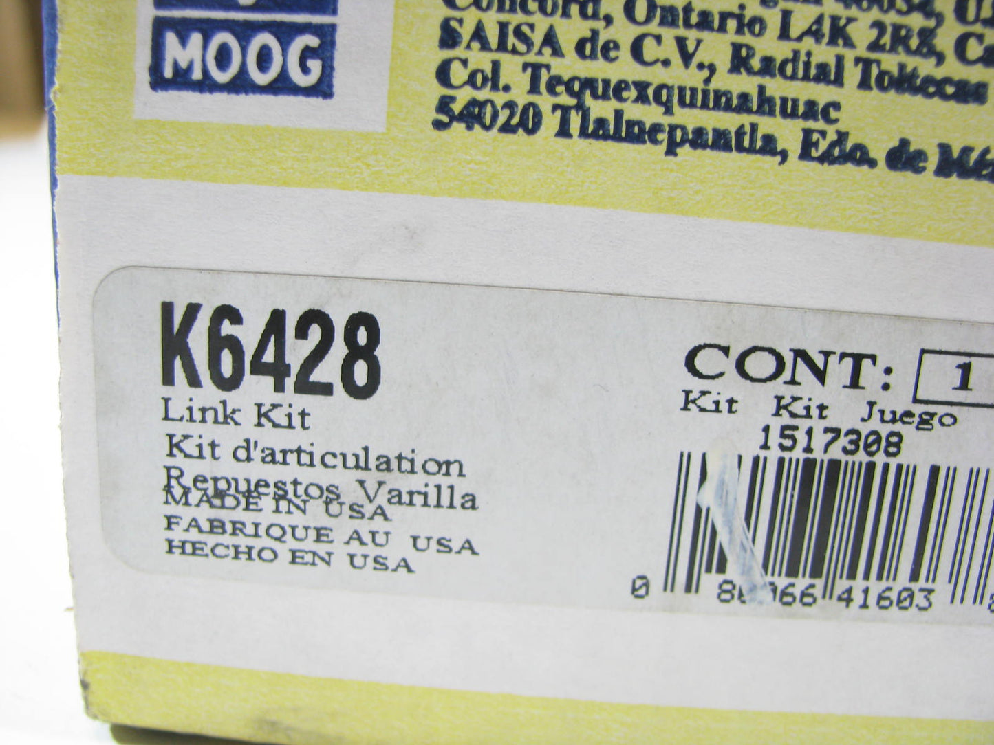 For New Moog K6428 Front Suspension Stabilizer Bar Link Kit