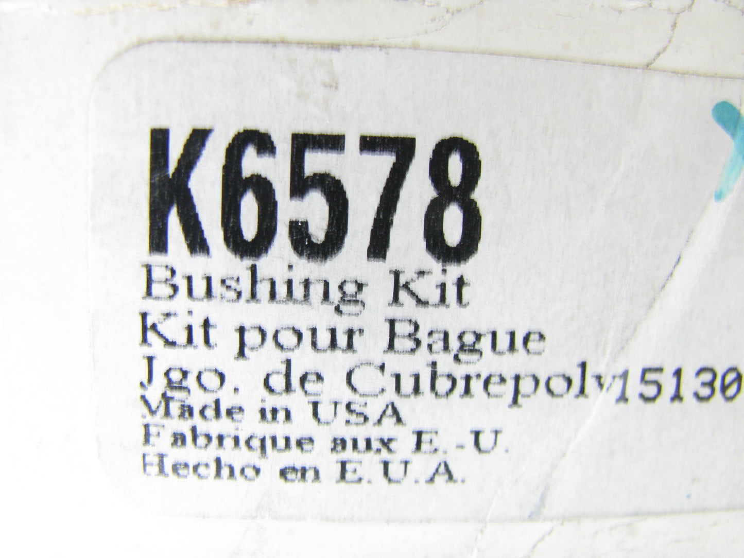 Moog K6578 Suspension Control Arm Bushing Kit - Front Lower