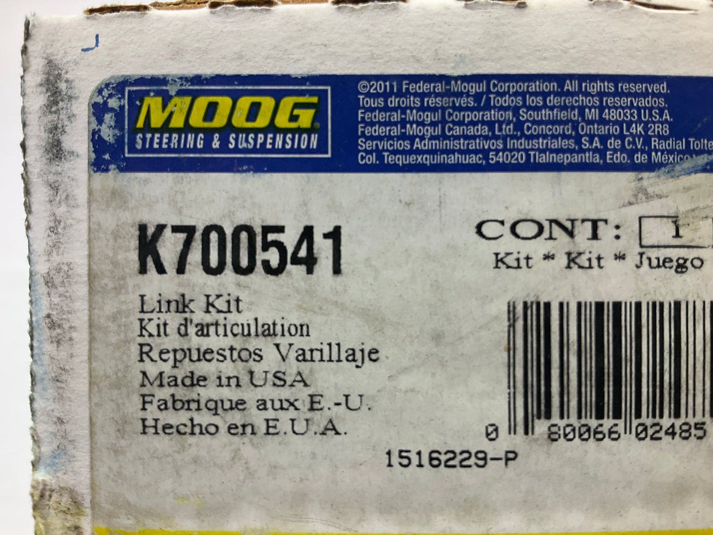Moog K700541 Suspension Stabilizer Sway Bar Link Kit