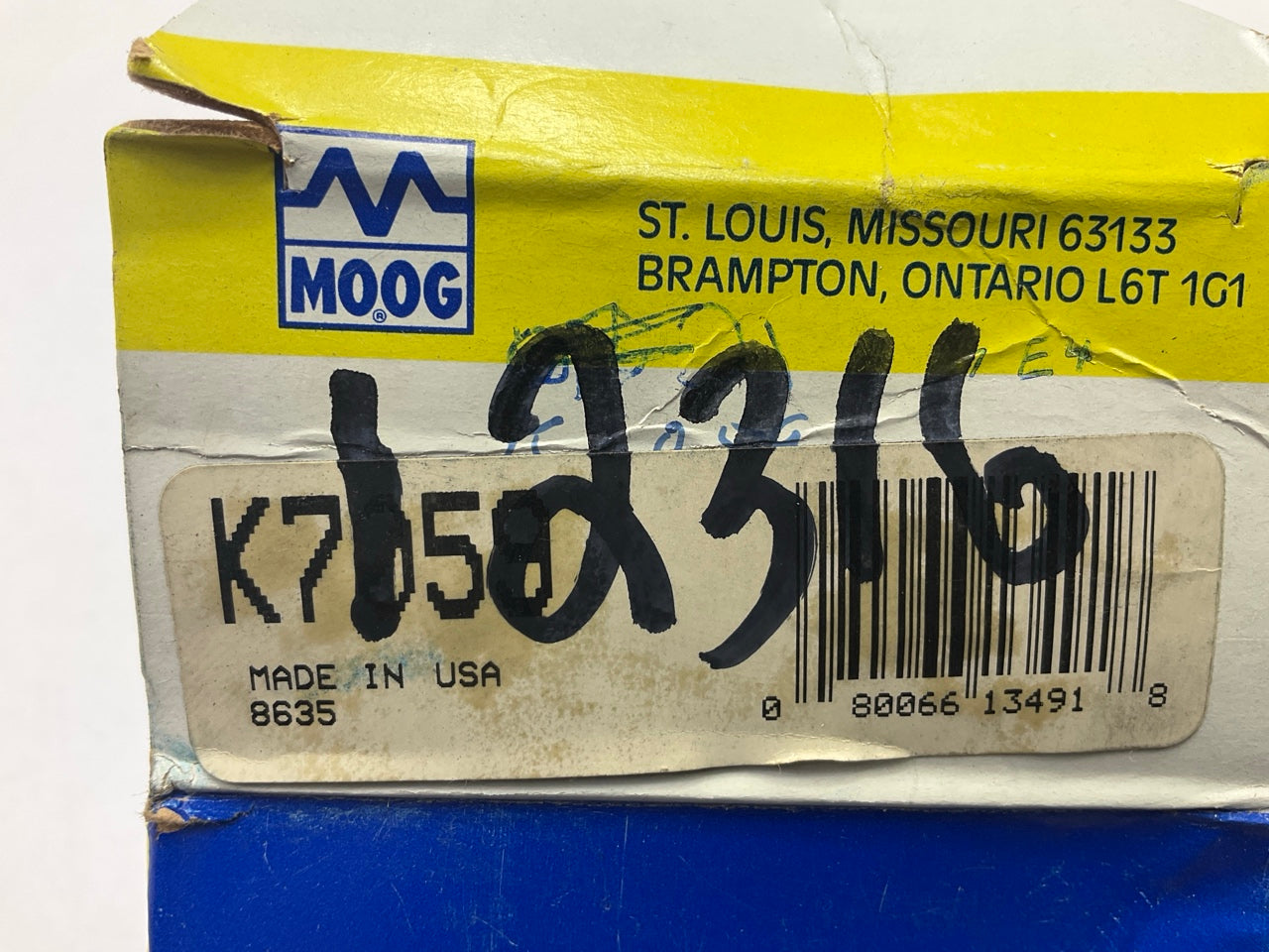 Moog K7059 Suspension Control Arm Bushing - Front Lower