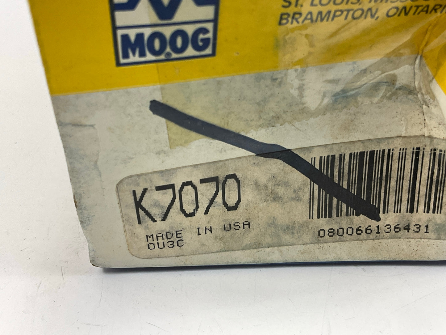 Moog K7070 Front Upper Suspension Control Arm Bushing Kit