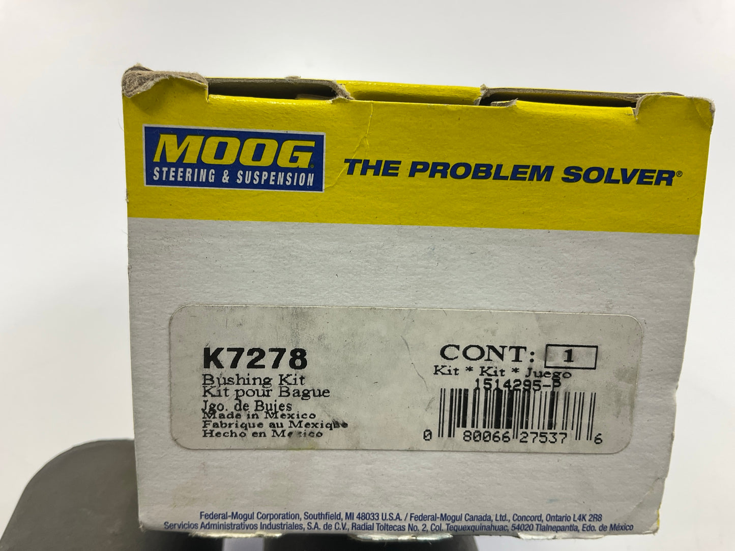 (2) Moog K7278 Front Upper Control Arm Bushing