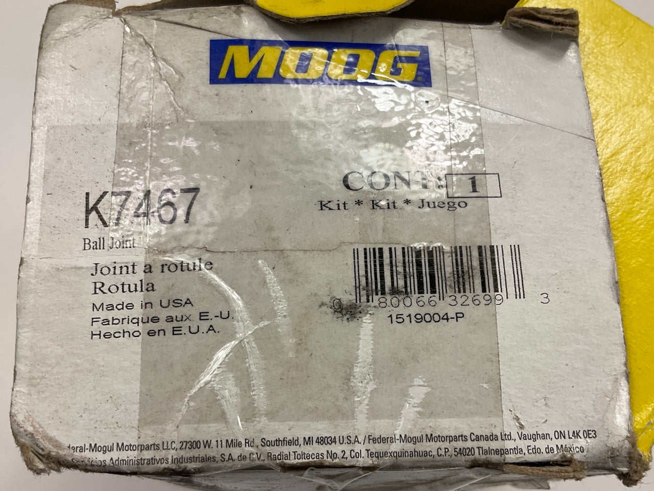 Missing Snap Ring & Other Hardware - Moog K7467 Front Lower Ball Joint