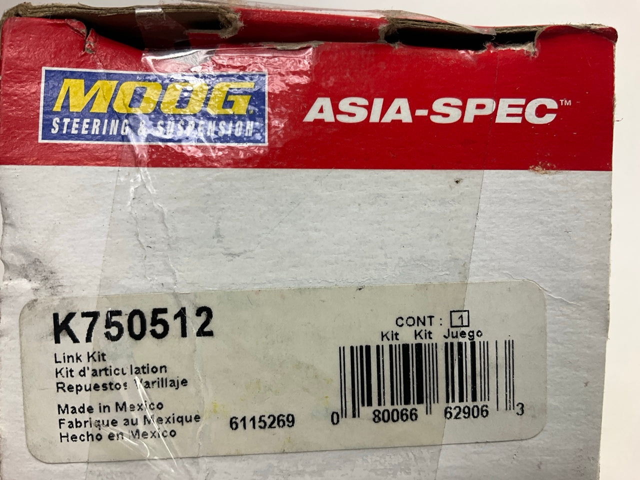 Moog K750512 Front Suspension Stabilizer Sway Bar Link Kit