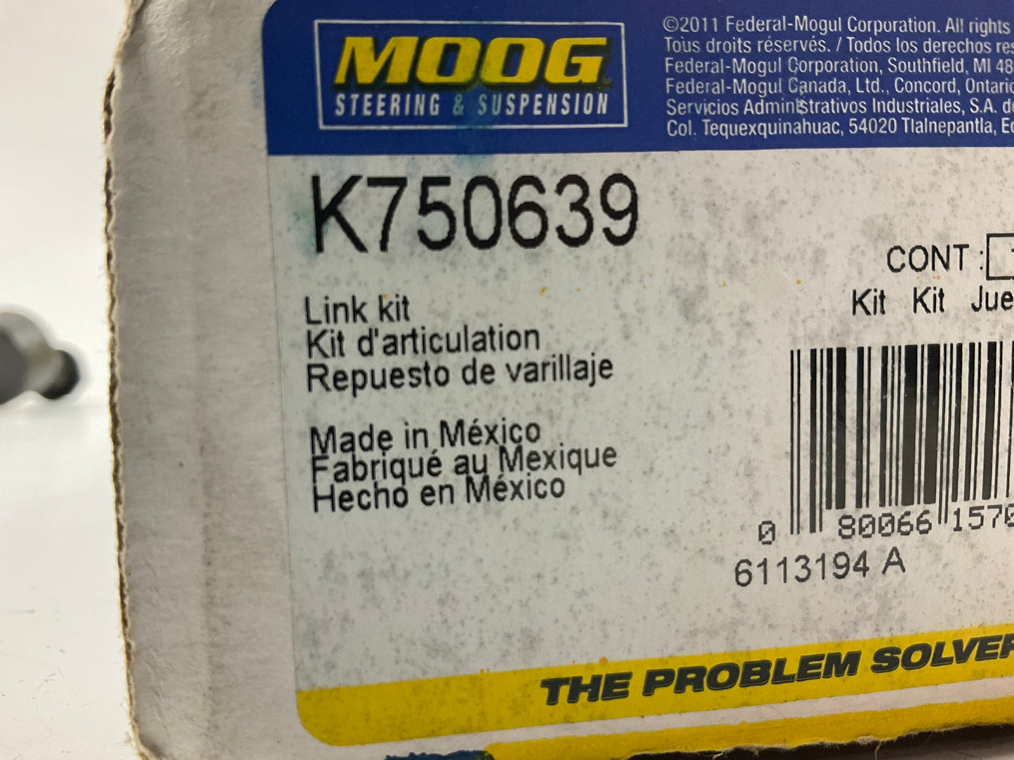 (2) Moog K750639 Front Suspension Stabilizer Bar Link For 11-16 Genesis Coupe