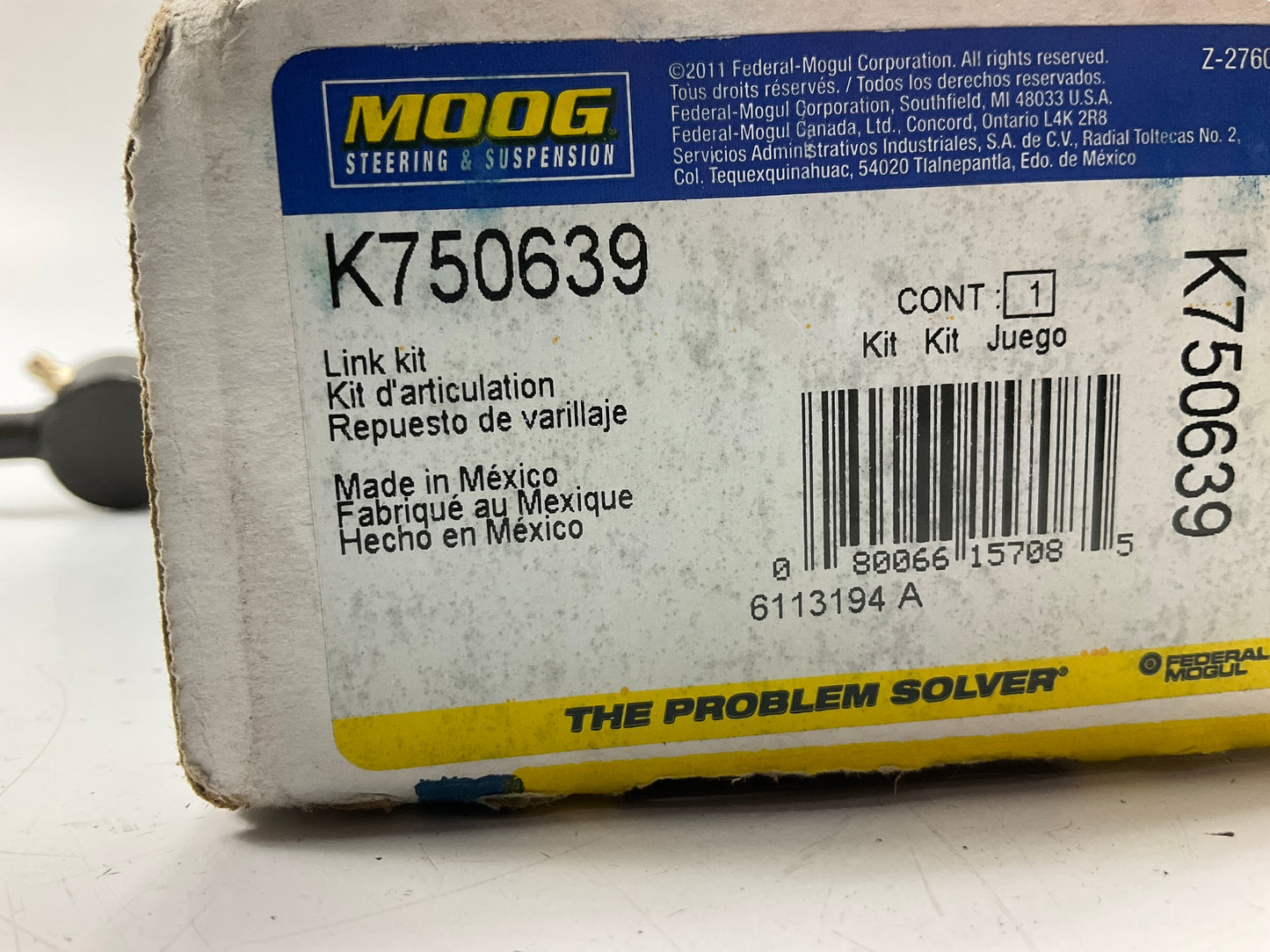 Moog K750639 Front Suspension Stabilizer Bar Link For 11-16 Genesis Coupe