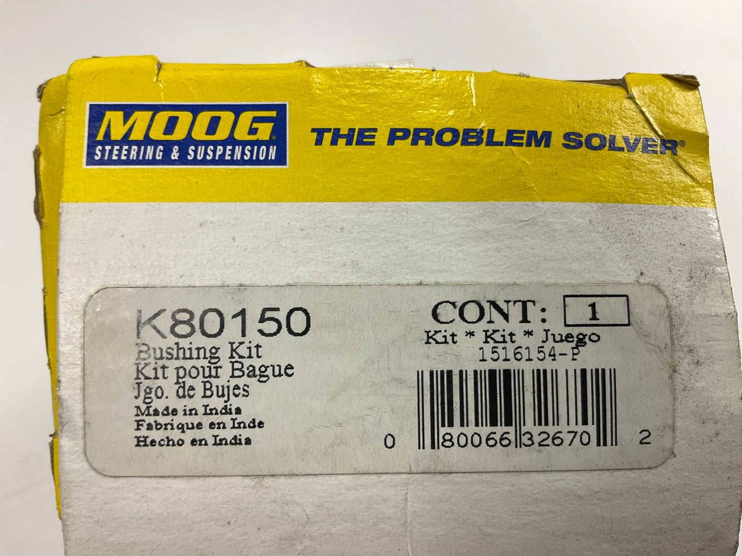 Moog K80150 Suspension Stabilizer Sway Bar Bushing Kit, Front