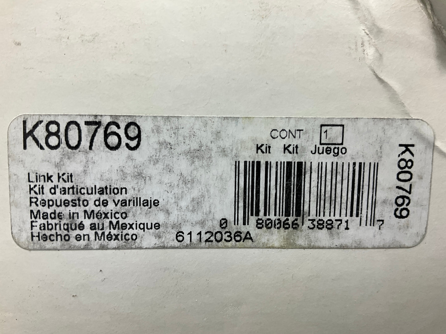 Moog K80769 Front Left Suspension Stabilizer Sway Bar Link