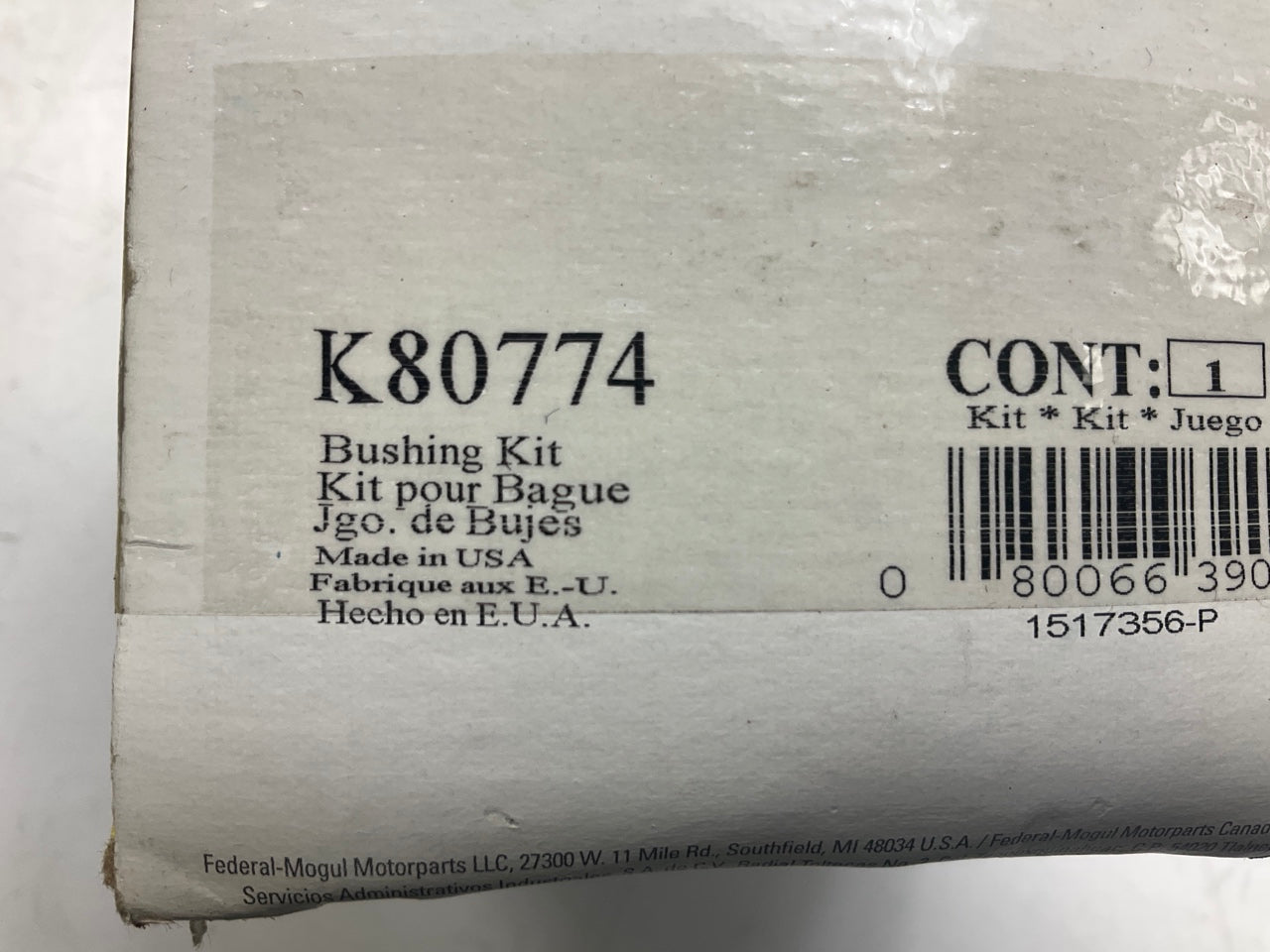 Moog K80774 Suspension Stabilizer Bar Bushing Kit, Front