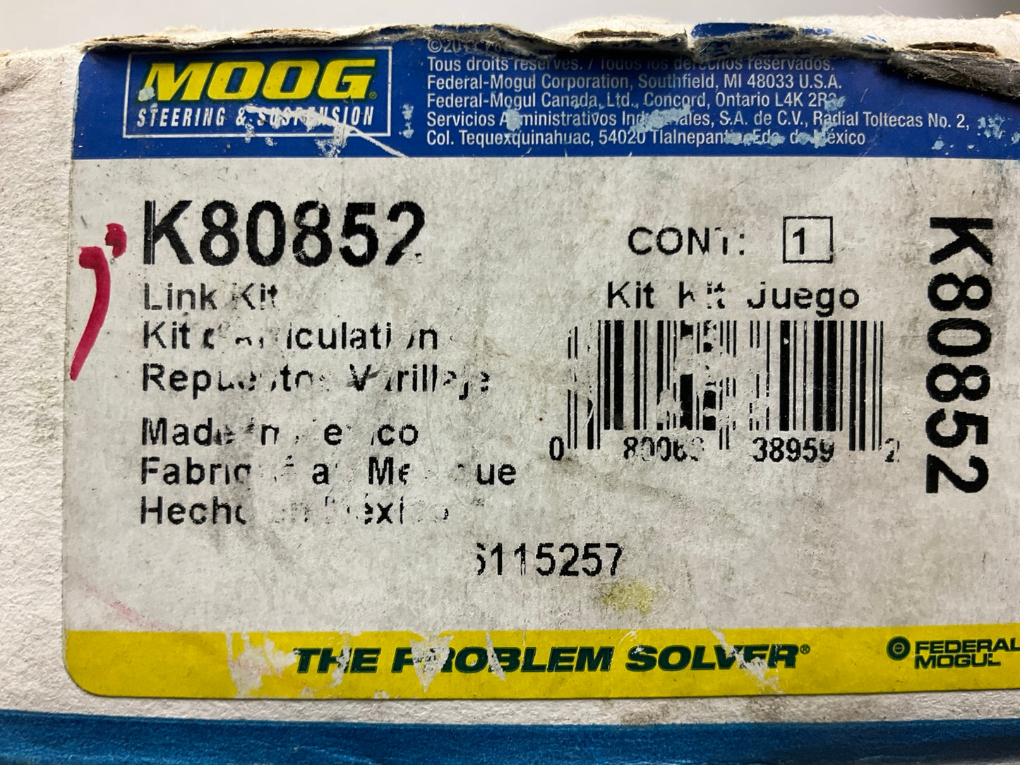 Moog K80852 Front Suspension Stabilizer Bar Link