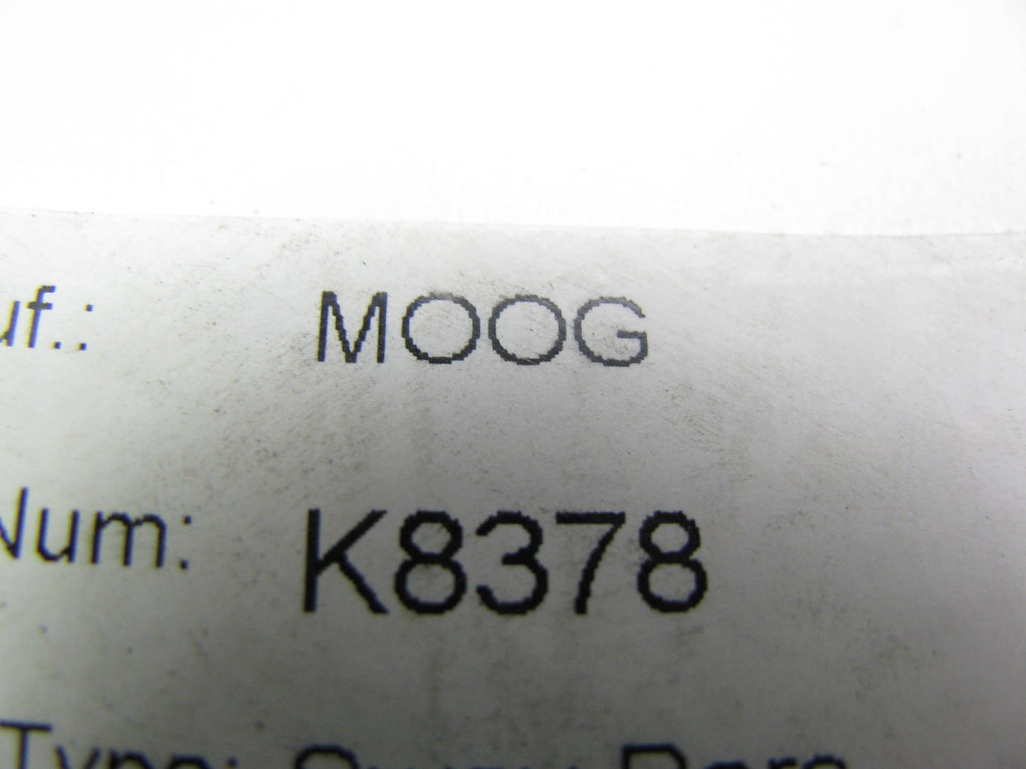 Moog K8378 Suspension Stabilizer Sway Bar Bushing Kit - Front