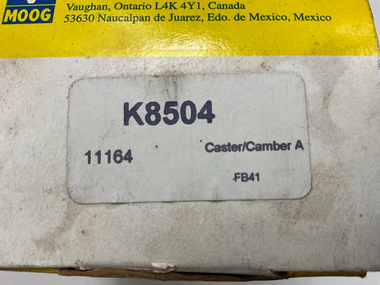 (2) Moog K8504 Suspension Alignment Caster Camber Bushing - 1/4 Degree 4WD