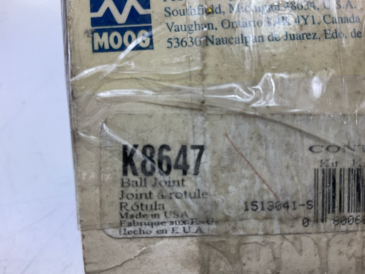 (2) Moog K8647 FRONT Suspension LOWER Ball Joint For 1993-2002 Villager Quest