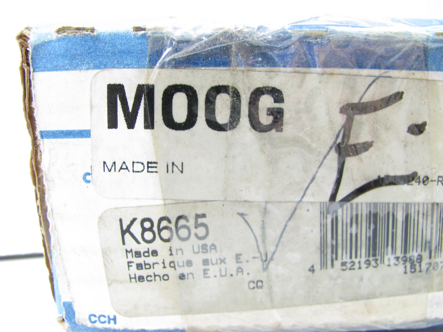 Moog K8665 Suspension Control Arm Shaft Kit - Front Upper