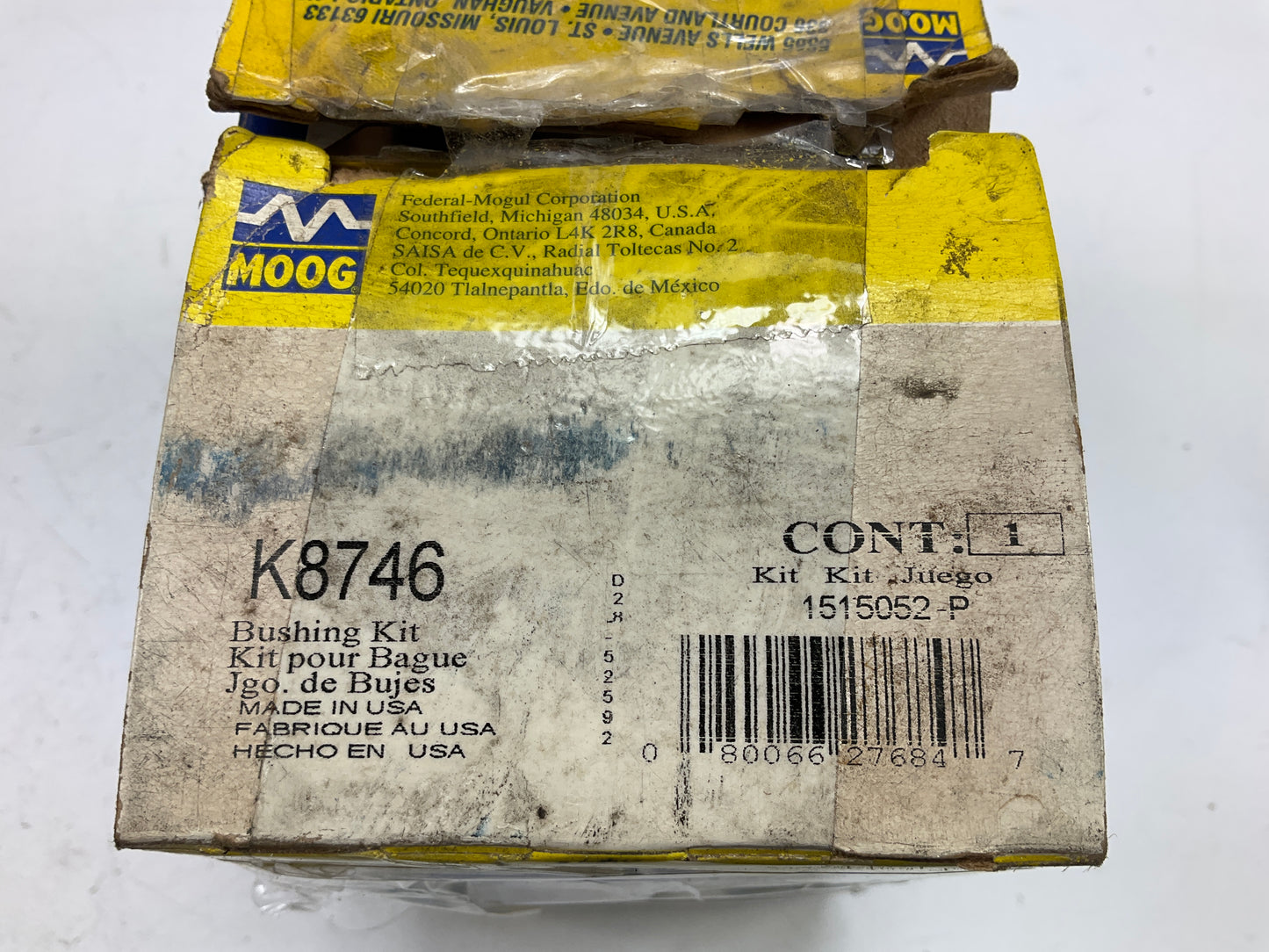 (2) Moog K8746 Front Radius Arm Caster Alignment Bushing - 1-1/4'' Degree