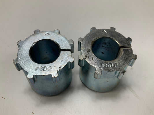 (2) Moog K8966 Alignment Caster Camber Bushing - 2 Degree 4WD