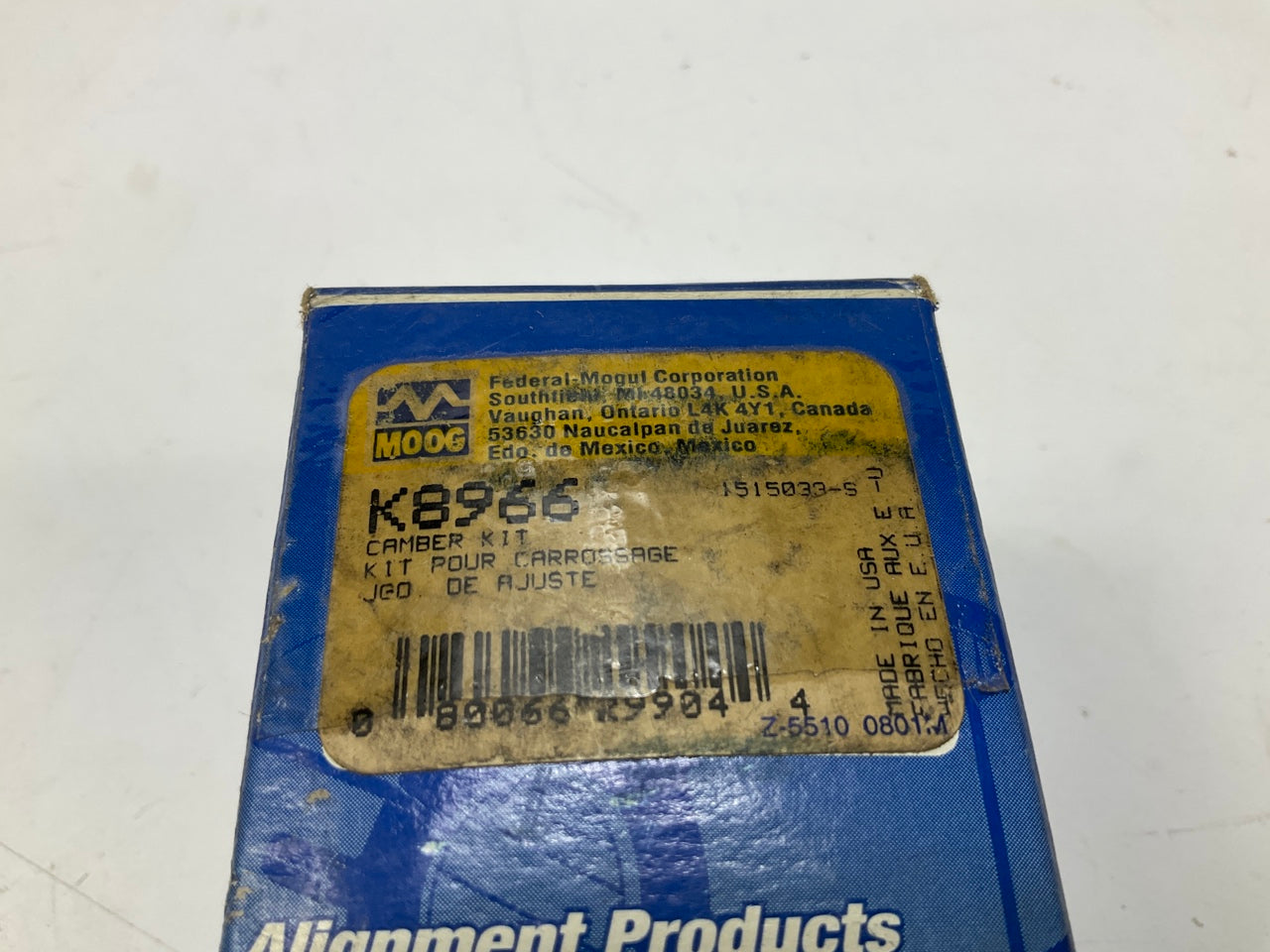 (2) Moog K8966 Alignment Caster Camber Bushing - 2 Degree 4WD