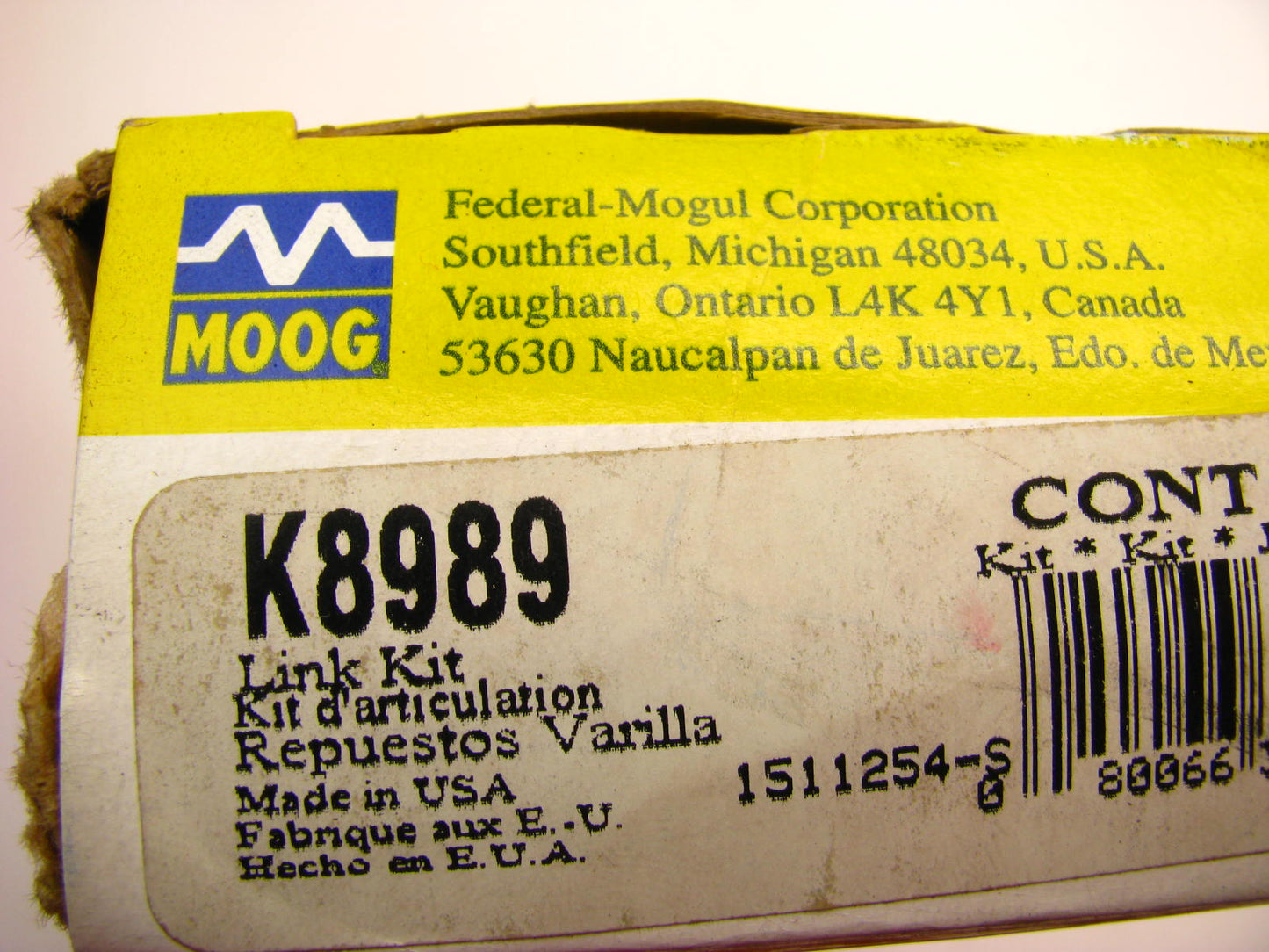 Moog K8989 FRONT Suspension Stabilizer Sway Bar Link Kit