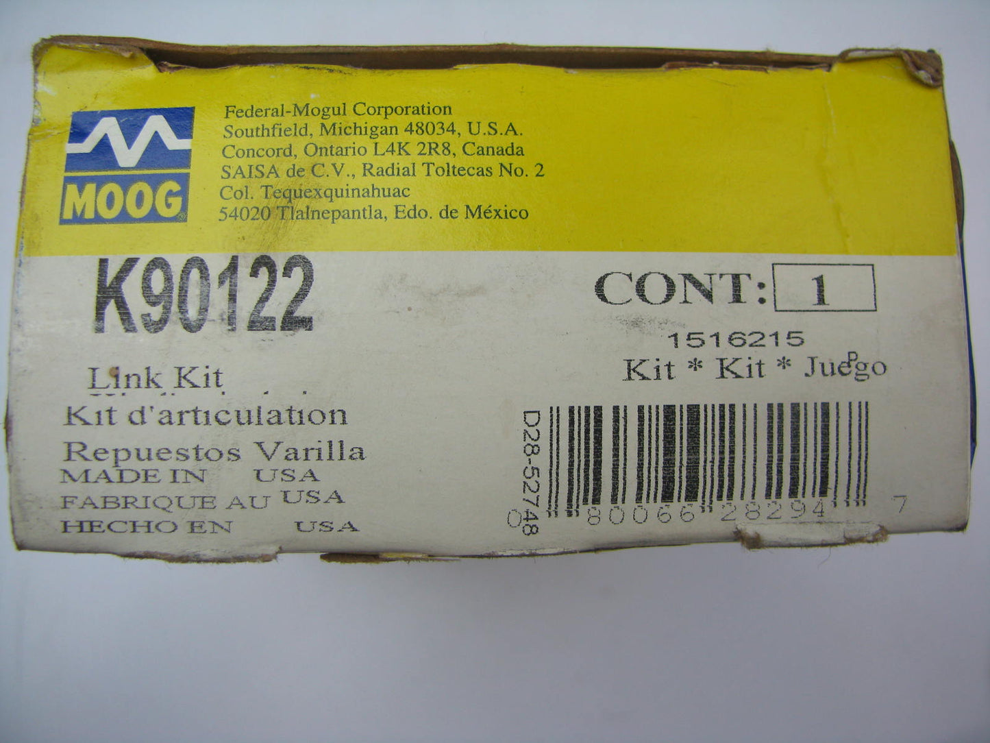 (2) Moog K90122 Suspension Stabilizer Sway Bar Link Kit - Front