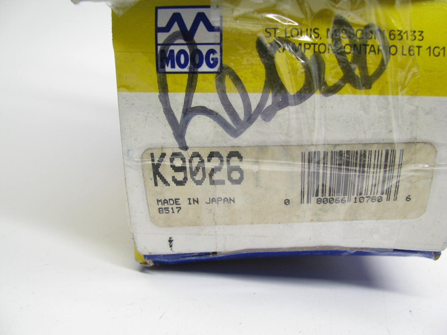 (2) Moog K9026 Front Upper Ball Joints OEM 555