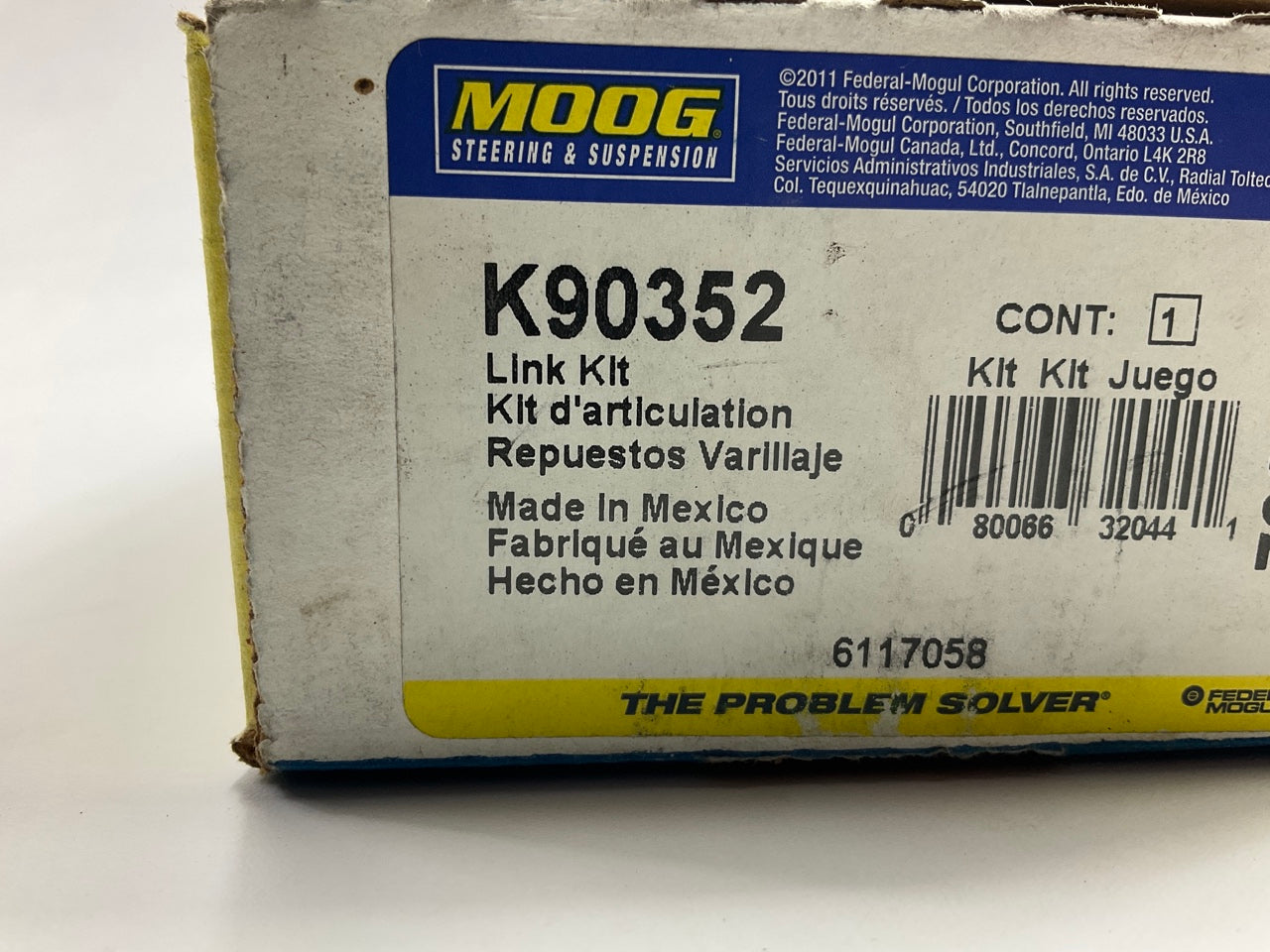 Moog K90352 Front Left Suspension Stabilizer Sway Bar Link Kit