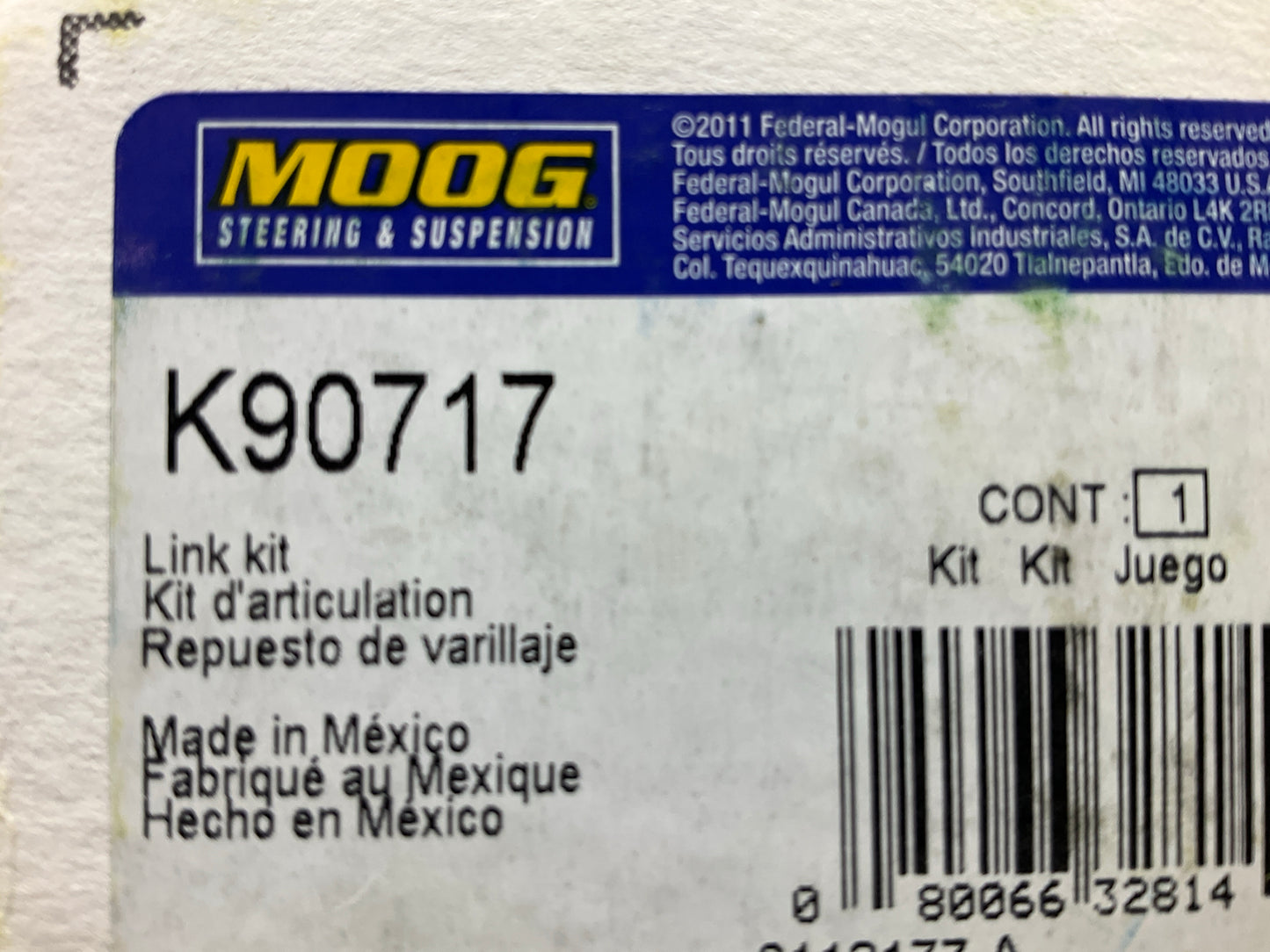 Moog K90717 Rear Right Suspension Stabilizer Sway Bar Link Kit