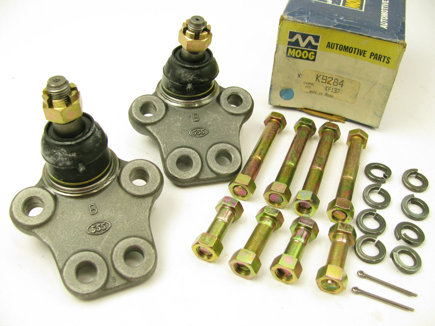 (2) Moog K9284 Front Lower Ball Joints - OEM 555 - 4WD (4X4) ONLY
