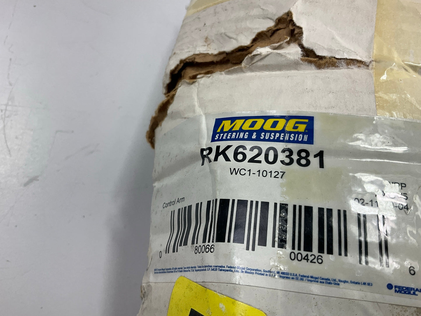 Moog RK620381 Suspension Control Arm And Ball Joint Assembly, Front Left Lower