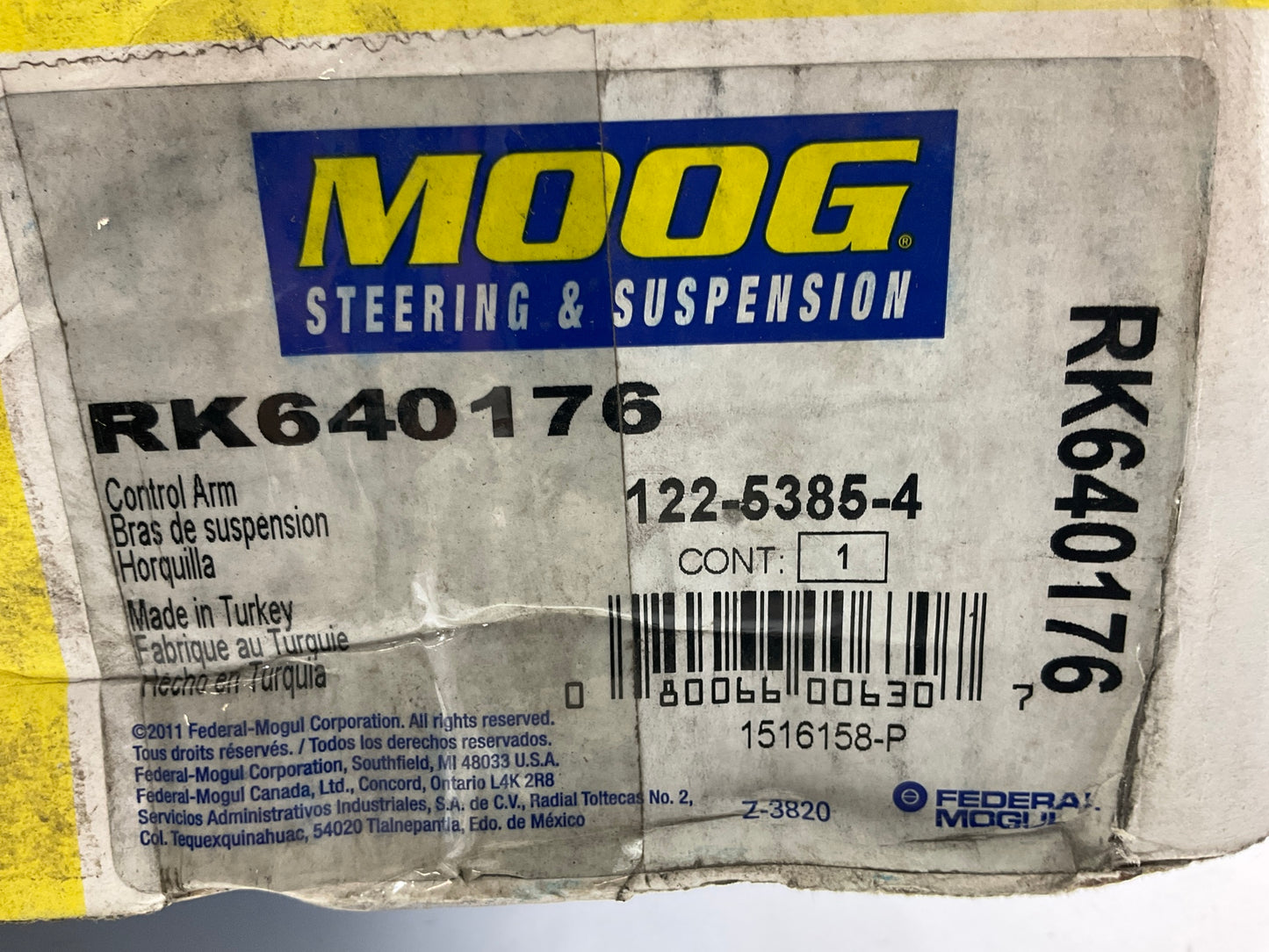 Moog RK640176 Front Lower Suspension Control Arm