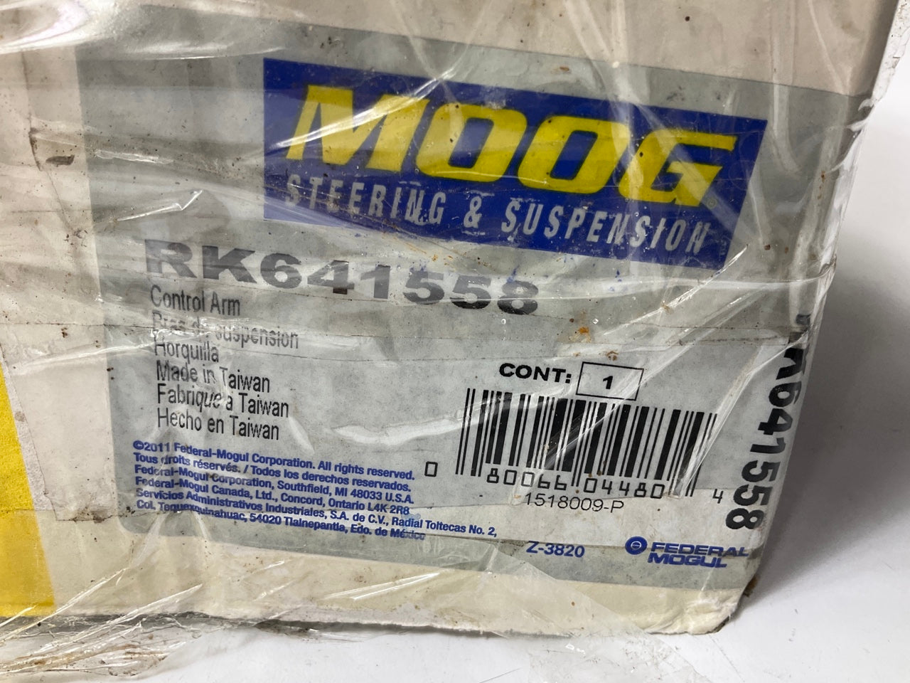 Moog RK641558 Suspension Control Arm, Front Left Lower