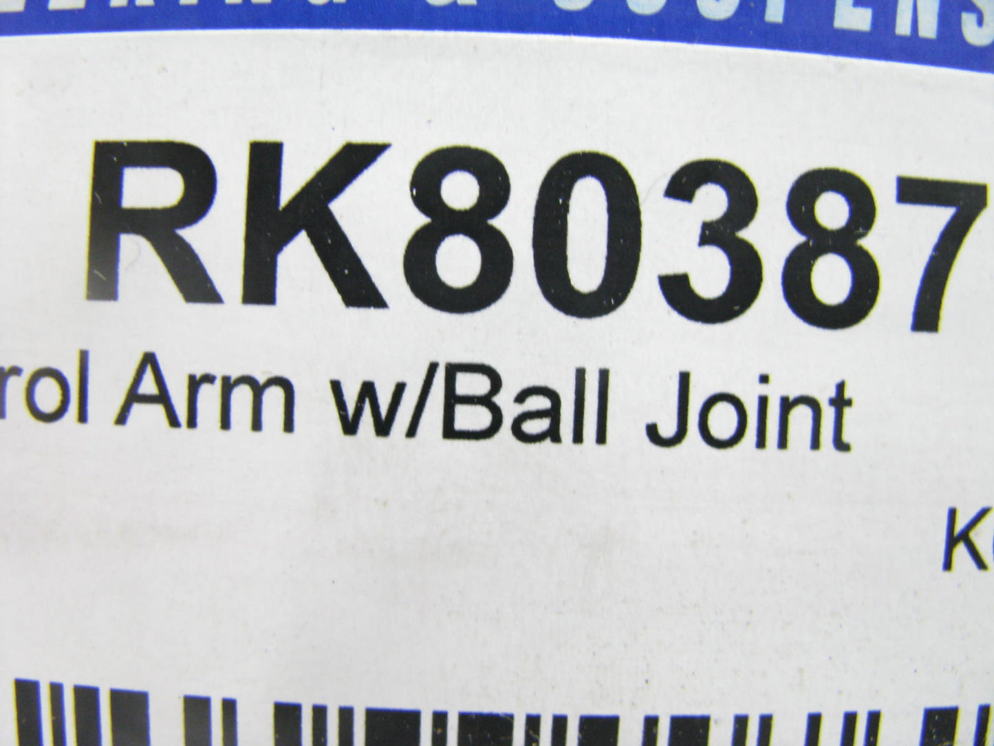 Moog RK80387 Front Right Lower Control Arm And Ball Joint Assembly