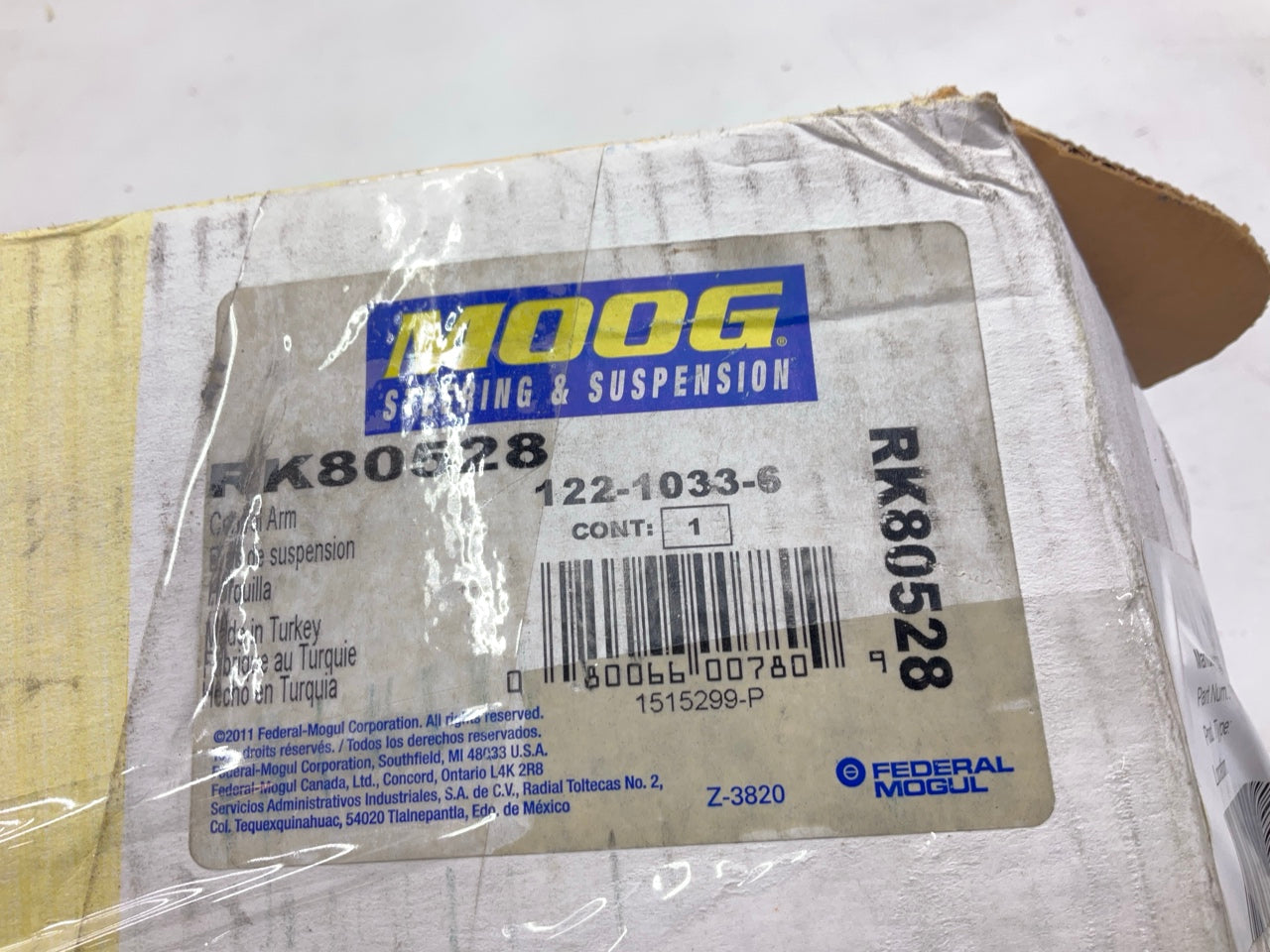 Moog RK80528 Front Right Lower Suspension Control Arm And Ball Joint