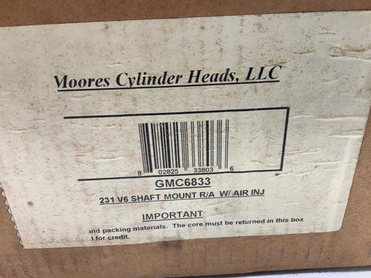 REMAN. Moores GMC6833 Cylinder Head B1257722 Casting