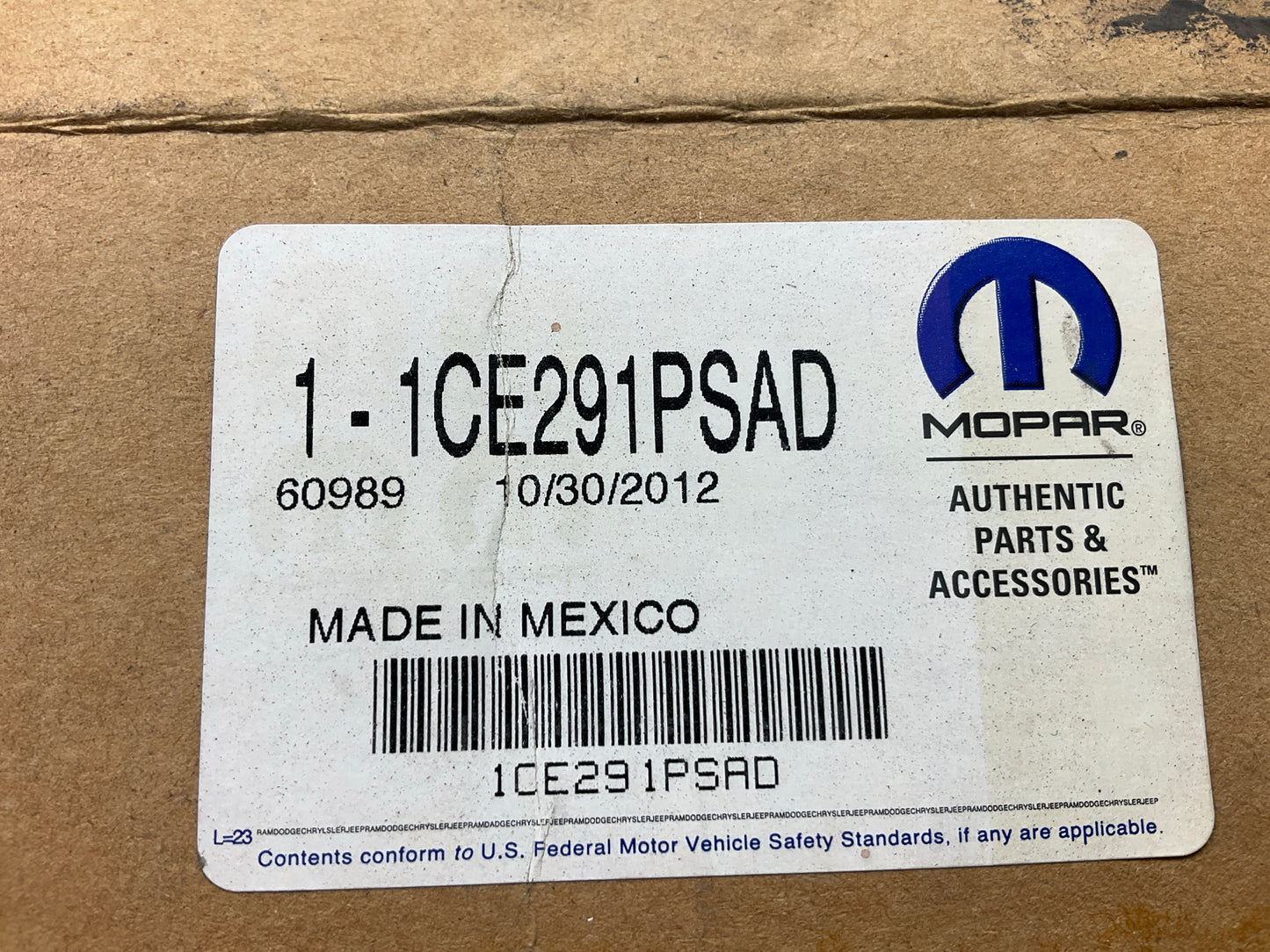 Mopar 1CE291PSAD Left Mirror For 11-15 Dodge Journey ''Fathom Blue Pearl'' Color