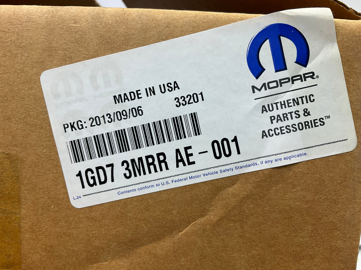 Mopar 1GD73MRRAE Left Mirror OEM For 08-14 Dodge Challenger H. Octane Red Pearl