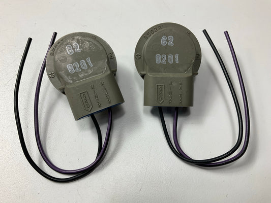 (2) NEW GENUINE OEM 4636358 Front Parking Light & Turn Signal Pigtail Sockets