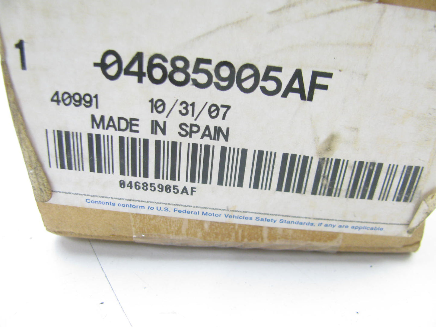 NEW - OEM Mopar 4685905AF Low Note Horn For 2004-2008 Chrysler Pacifica