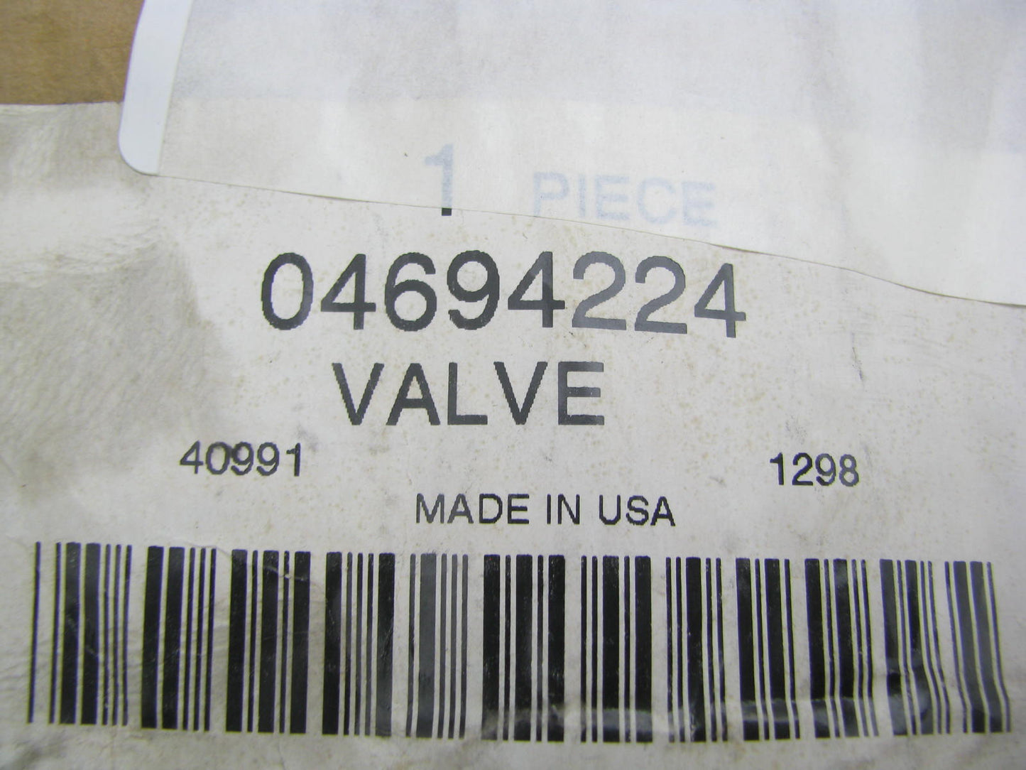 (1) OEM Engine Exhaust Valve 4694224