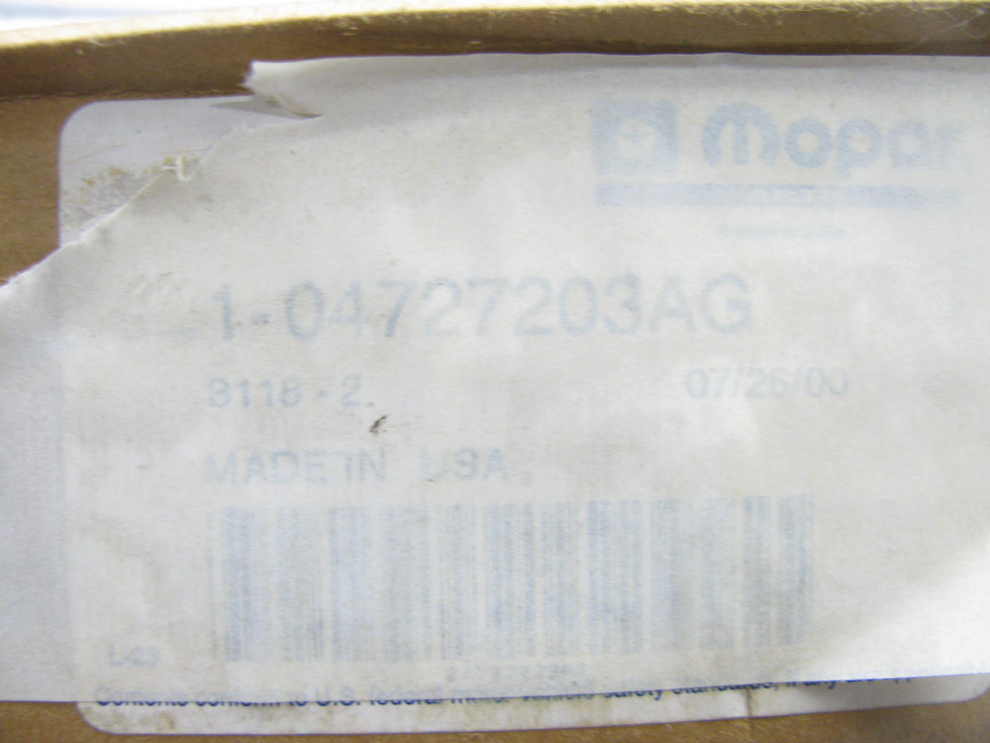 USED - 4727203AG Engine Control Module OEM For 1997 Dodge 3.0L V6 AT