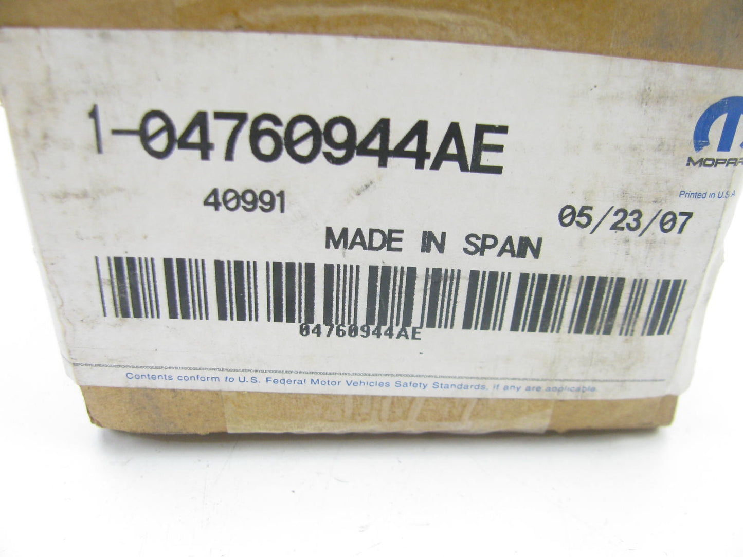 OEM High Note Horn W/bracket 04760944AE For 03-10 Viper