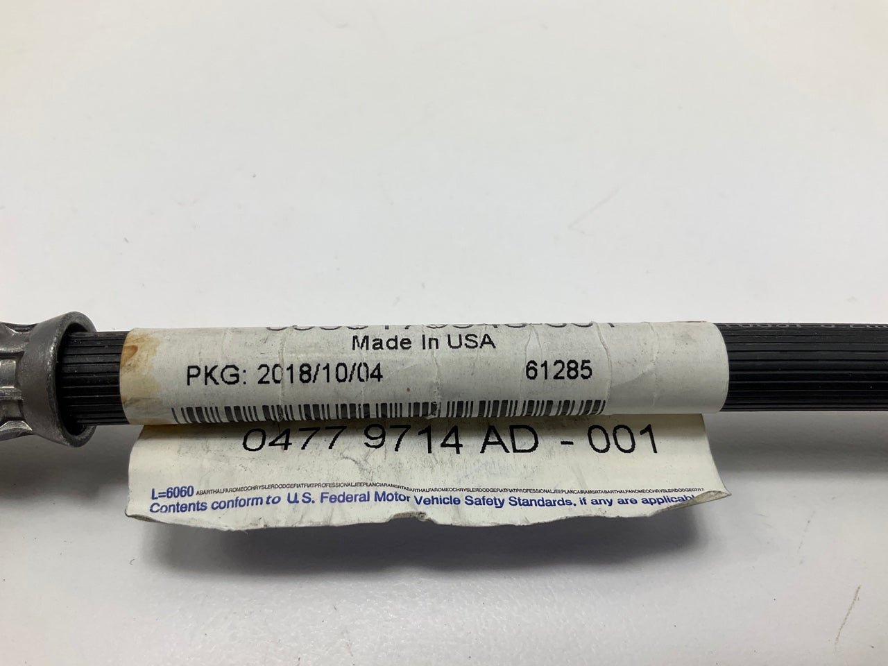 NEW OEM Mopar 4779714AD Front Caliper Brake Hose For 2013 Dodge Dart